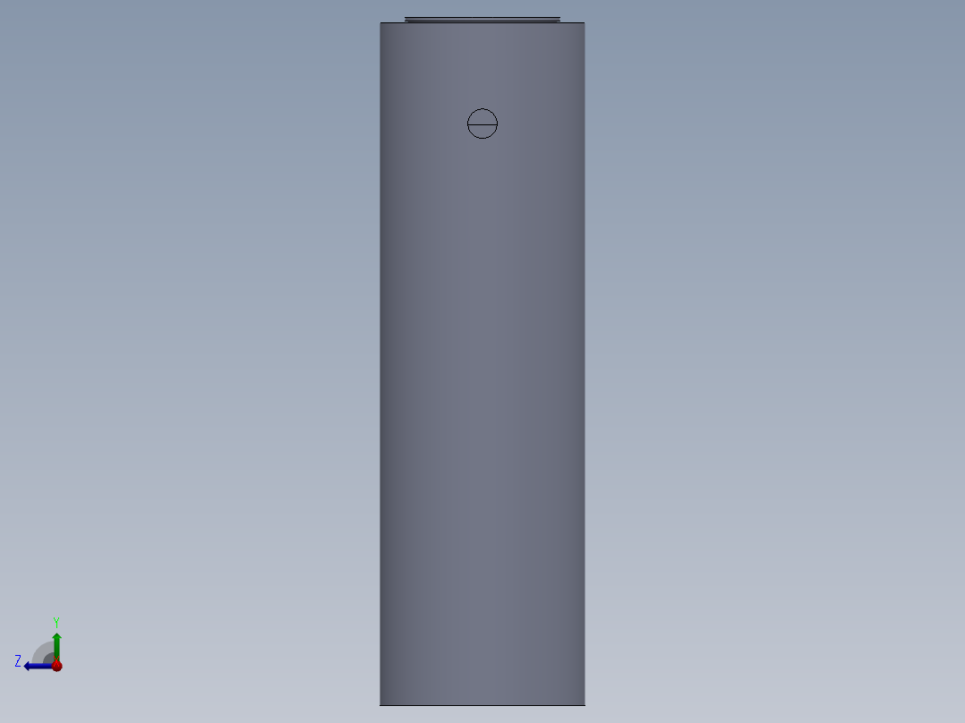 订制液压缸活塞右视图