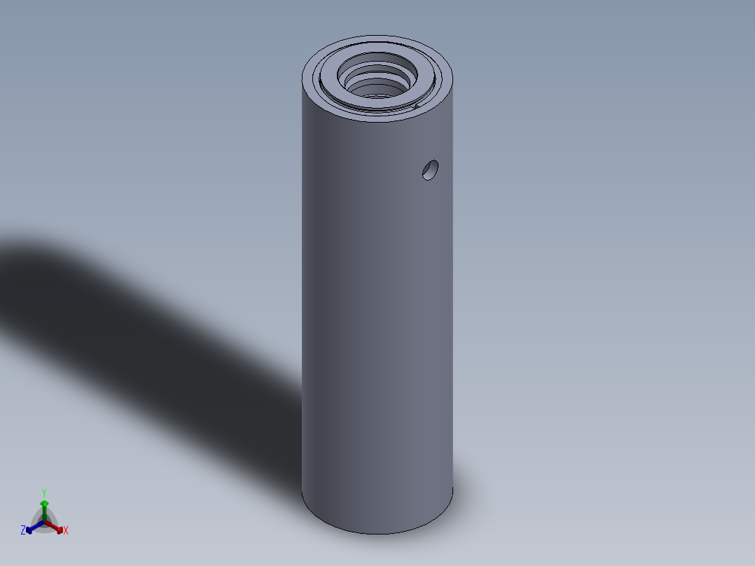 订制液压缸活塞正等轴测图