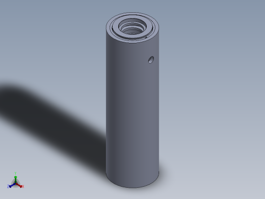 订制液压缸活塞正等轴测缩略图