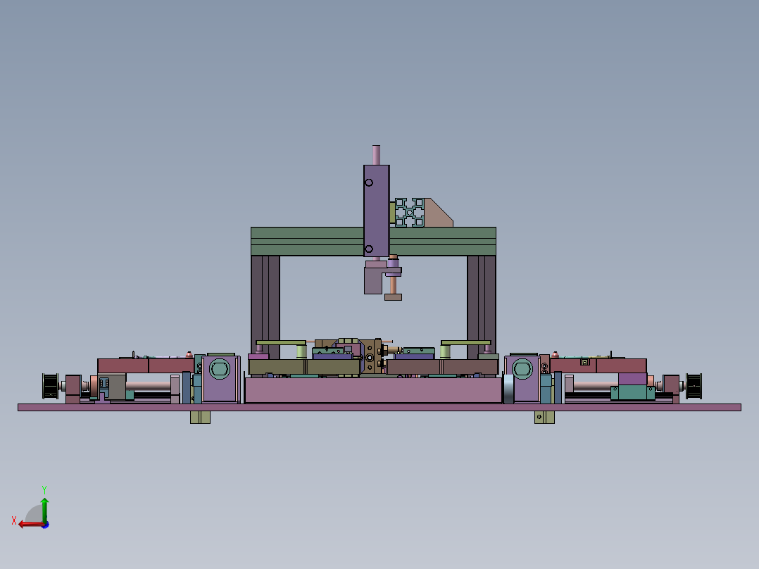 B400 药用胶囊自动填充机后视图