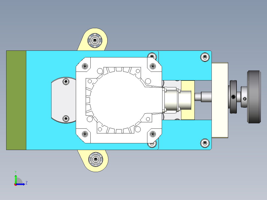 B2004298-旋转模切设备左视图