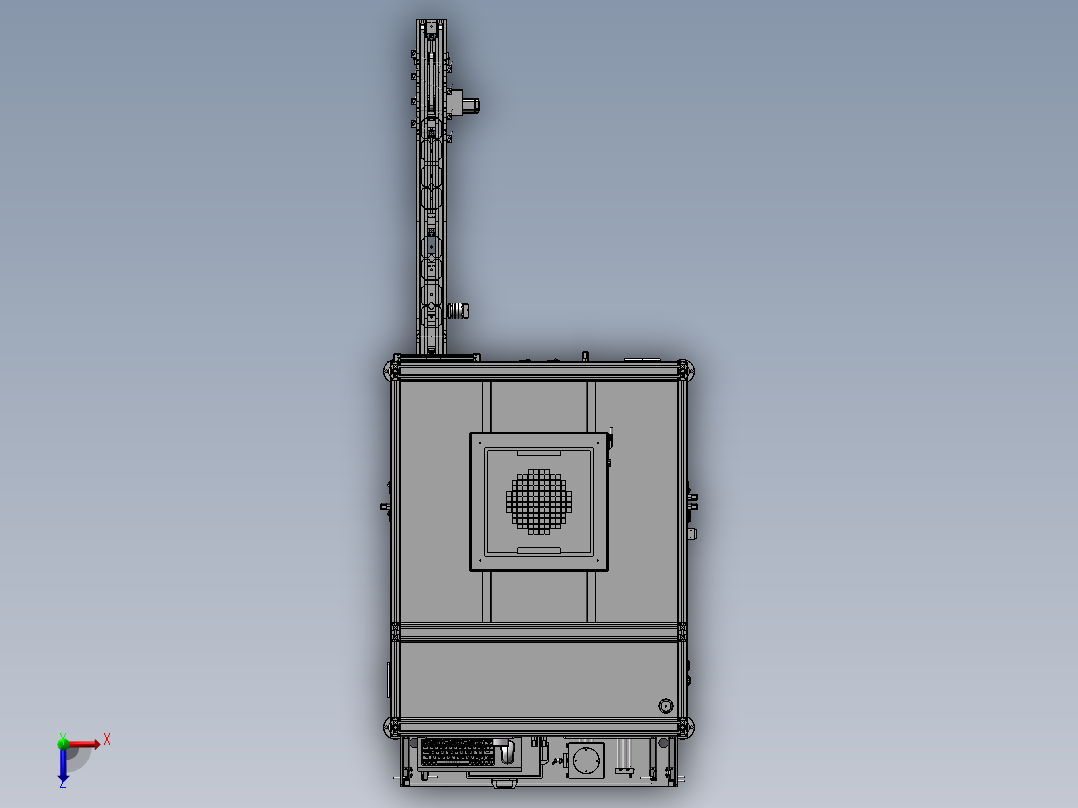硅胶件AOI检测设备俯视图