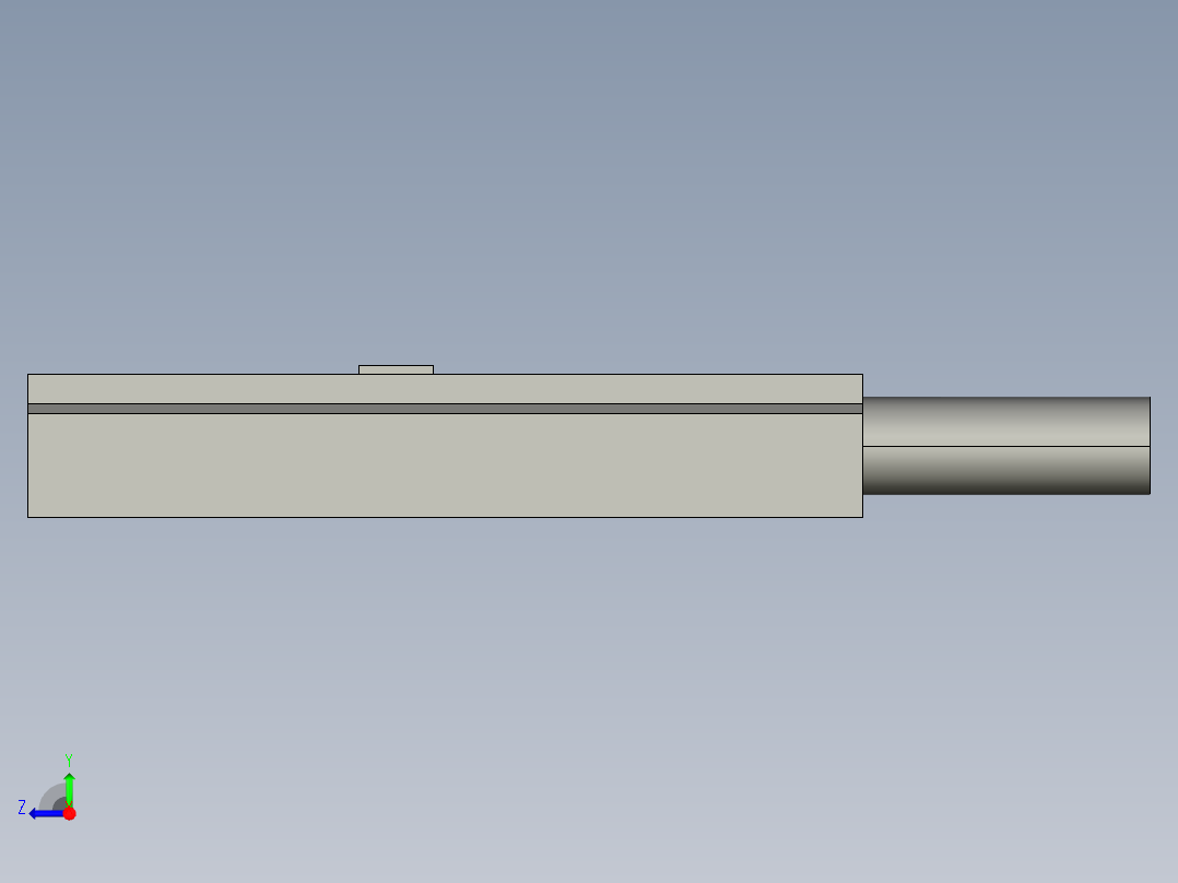 SMC气缸磁性开关D-Y7PWSDPC右视图