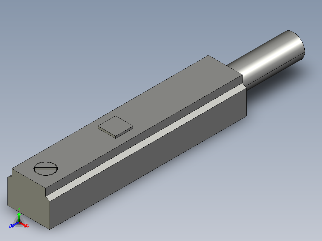 SMC气缸磁性开关D-Y7PWSDPC正等轴测图