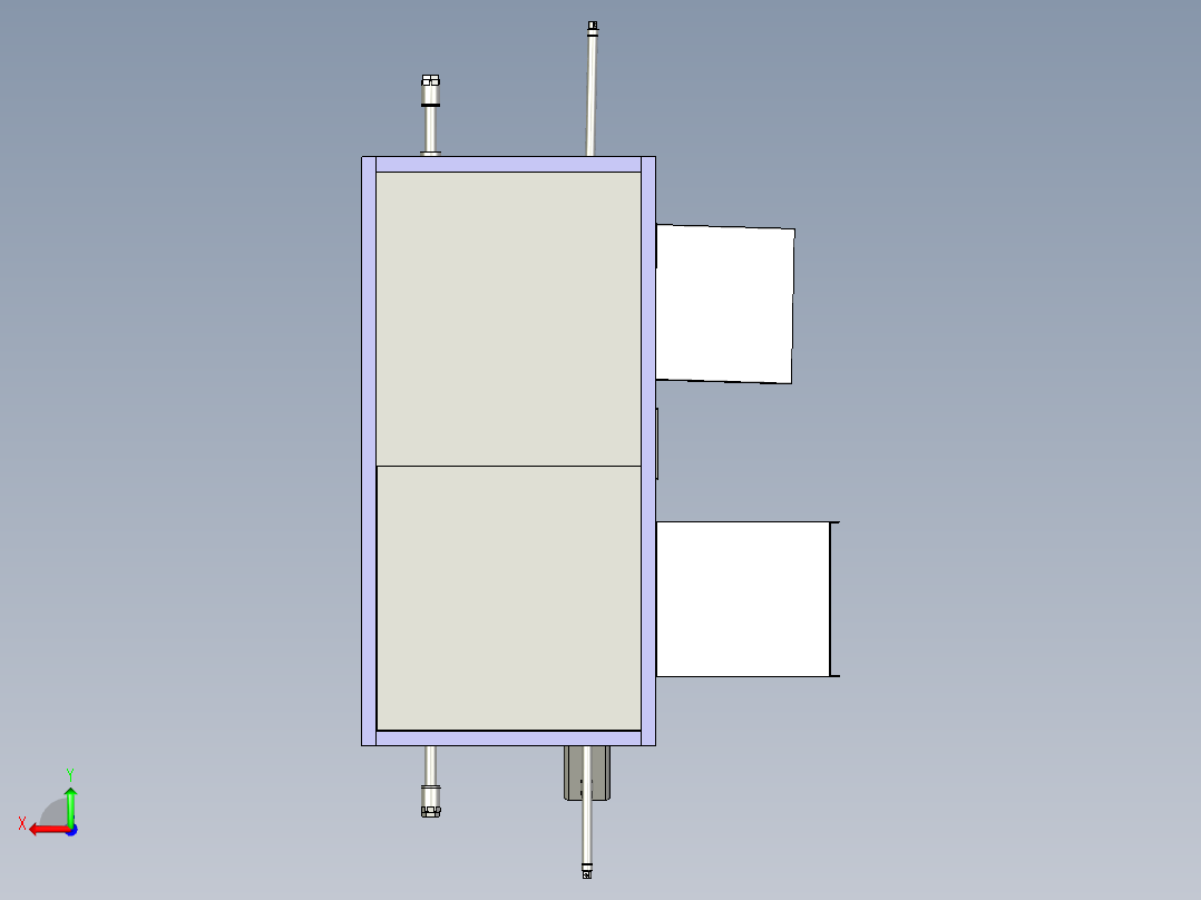 装卡环轴承扇叶机（自动化组装机设备）后视图