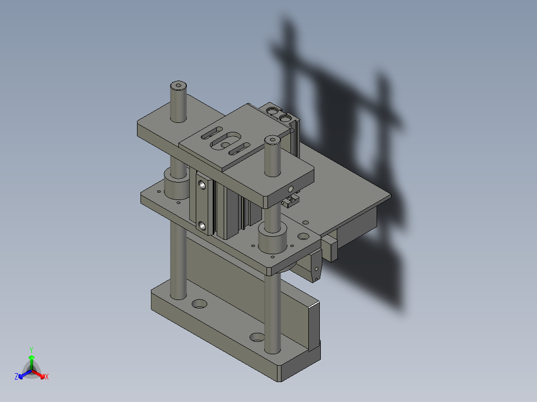 小封口机--157正等轴测图