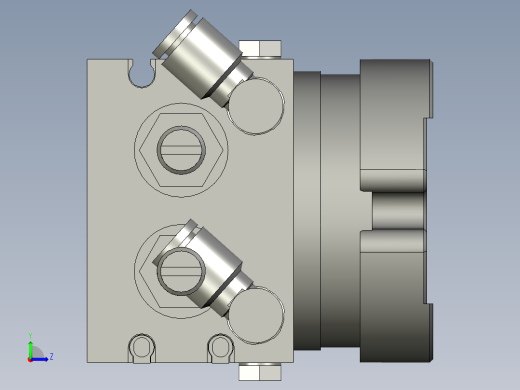 061809-传动齿轮组件手爪左视缩略图