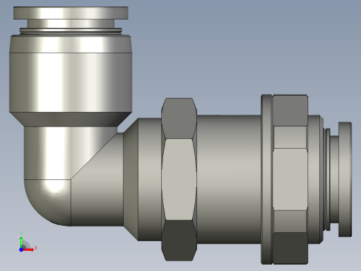 直角穿板接头PLM12前视缩略图