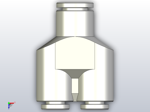 快插接头NPQH-Y-Q6-Q4-P10俯视缩略图