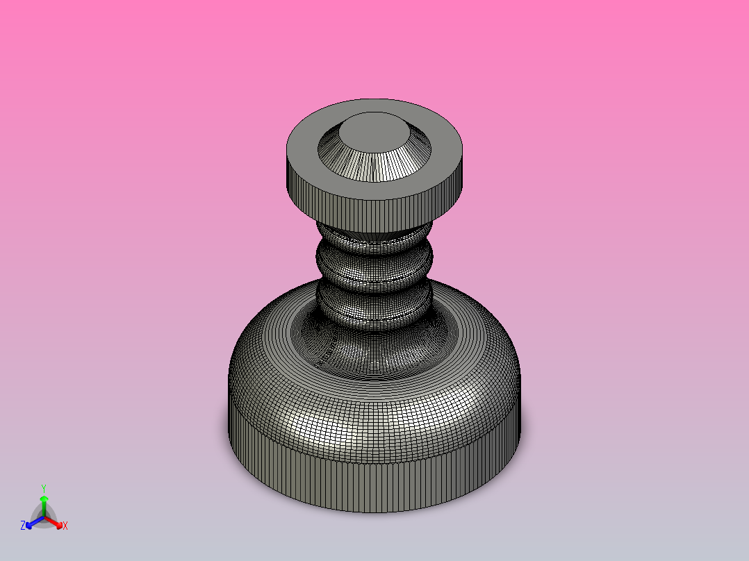 骷髅杯巨型乐高风格主视图