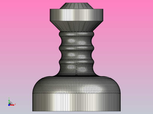 骷髅杯巨型乐高风格前视缩略图