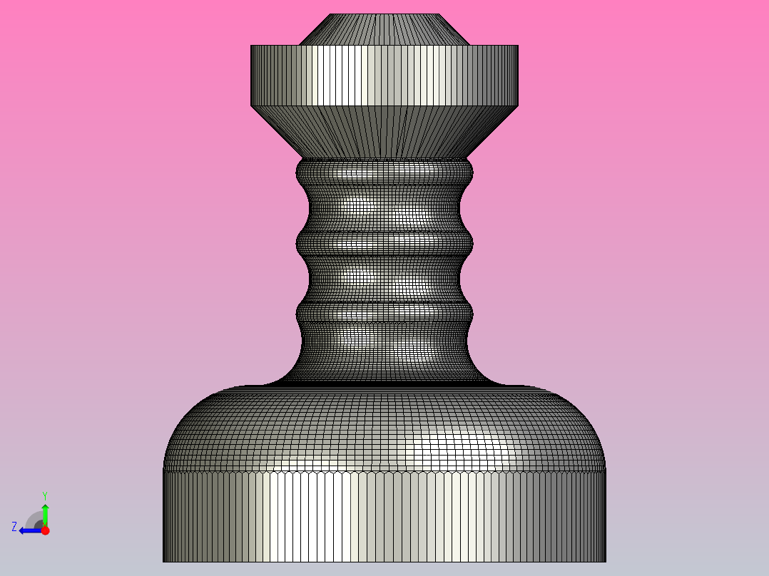 骷髅杯巨型乐高风格右视图