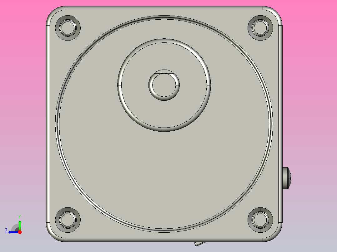 调速电机2ik6rgn-c-2gn3k-18k_asm右视图