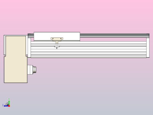 皮带直线轴半封闭可选导轨TPA-HNB-220D-176-L200-RP-C-P1K-N3右视缩略图