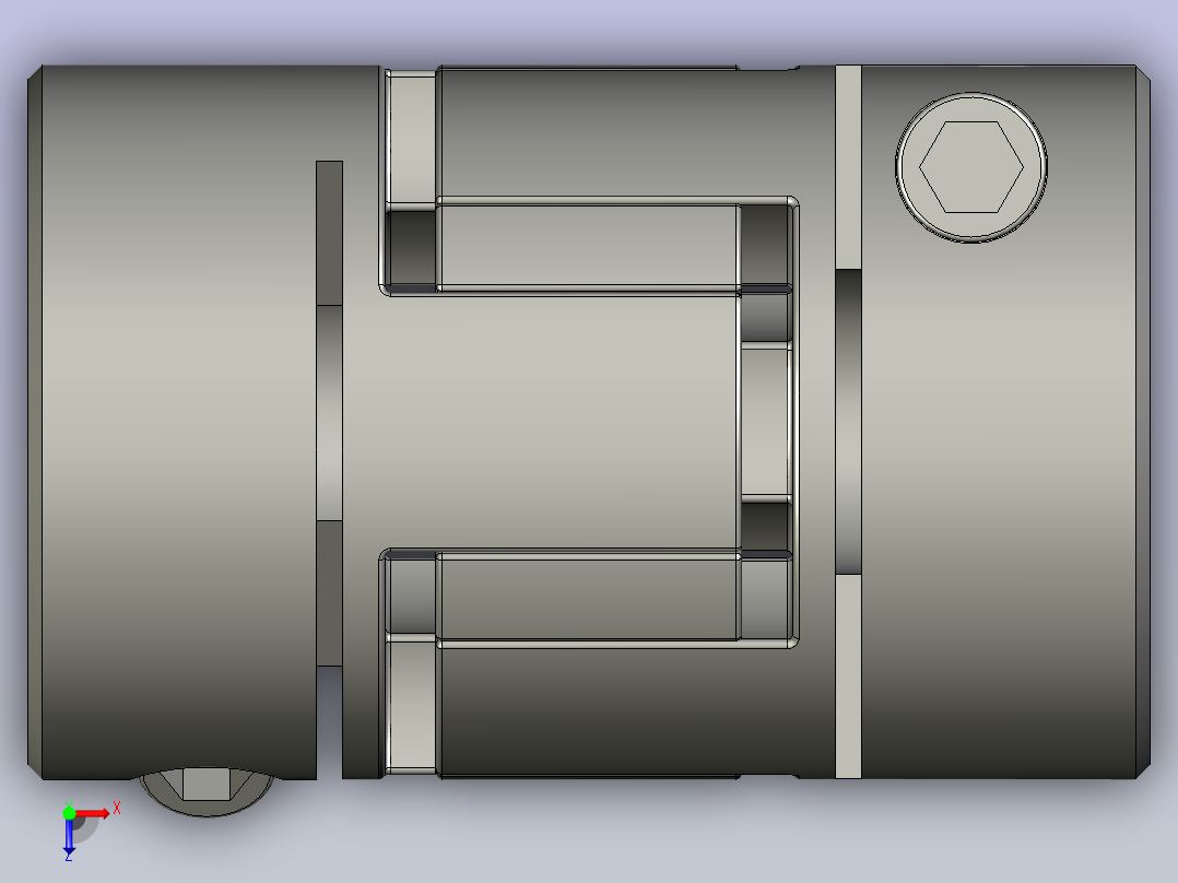 LYCA梅花联轴器LYCA-1422俯视图