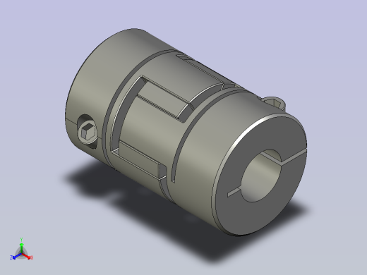 LYCA梅花联轴器LYCA-1422正等轴测缩略图