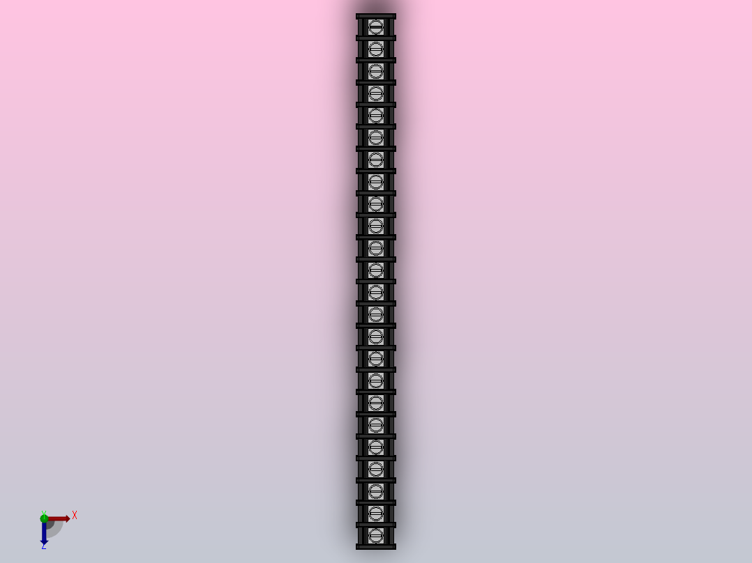 SH901A-7.62 美规端子[SH901A-24P-7.62]俯视图