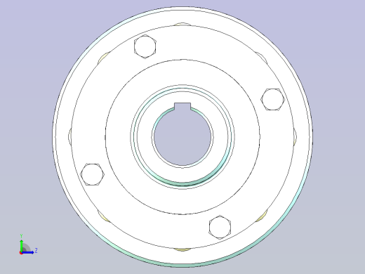 弹性柱销联轴器 HL3 35X47-35X57(基准)左视缩略图
