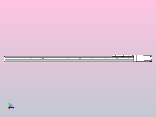 滚珠丝杠直线轴内置导轨TPA-GCR-170-2510C-L1300-M-M75-N3左视缩略图
