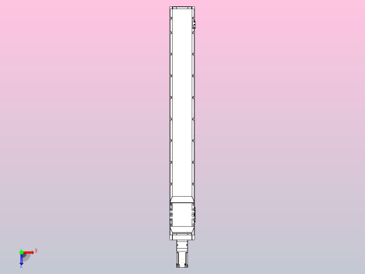 滚珠丝杠直线轴内置导轨TPA-GCR-170-2510C-L1300-M-M75-N3俯视缩略图