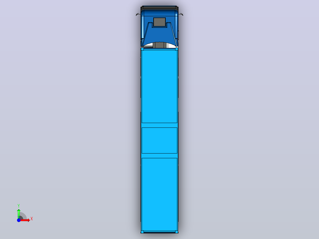 卡车集装箱前视图