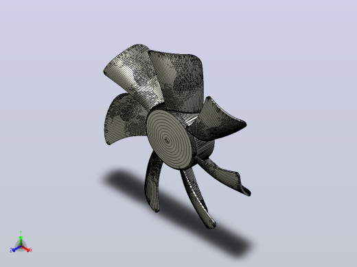 计算机风扇3D模型11
