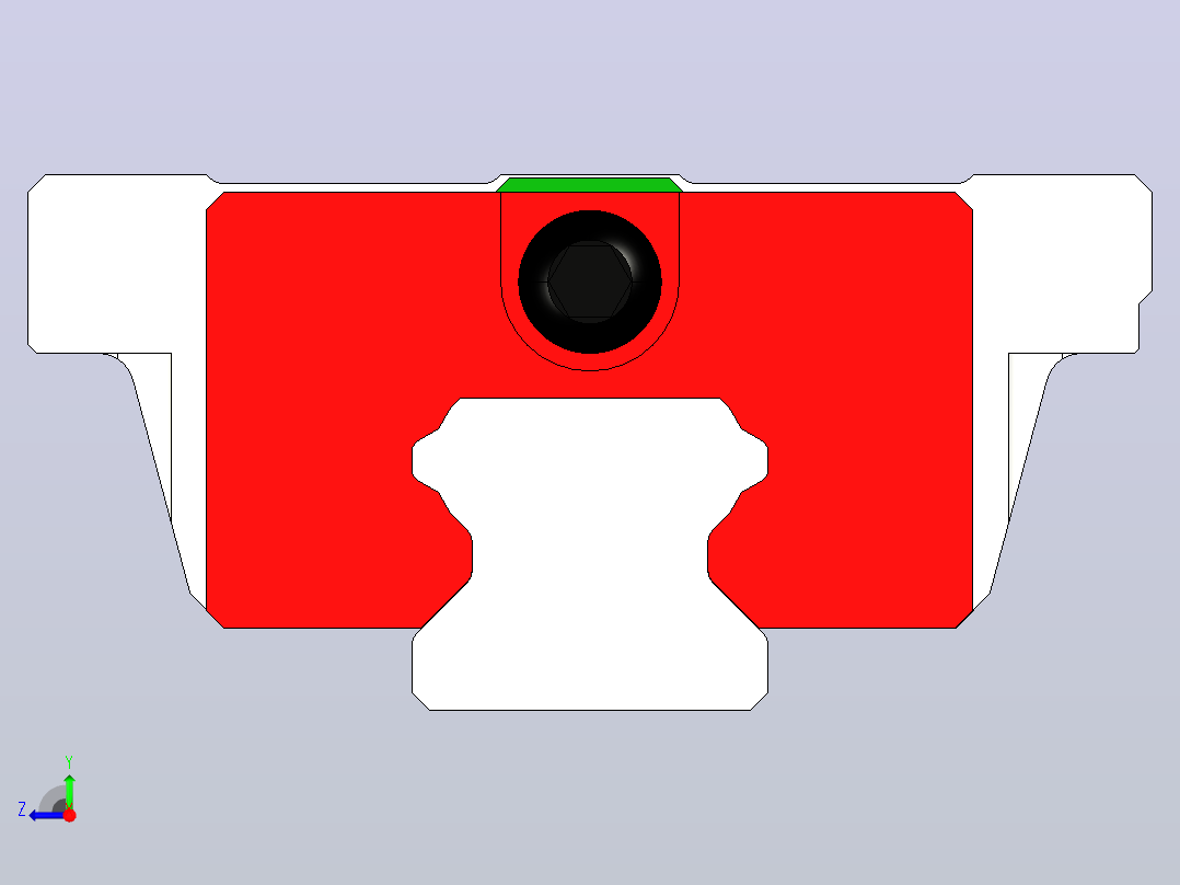 直线导轨HGW20CA1R200Z0C右视图