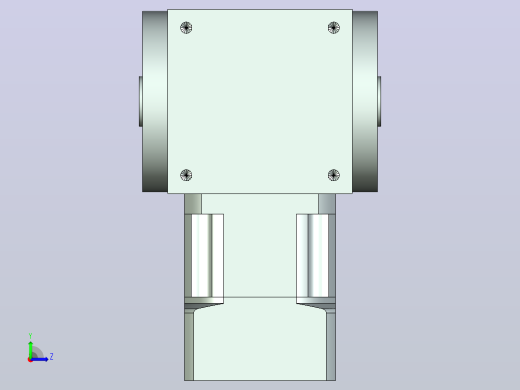 22PW110双孔 PLX90-L1 19-70-90-M6 PW110转向器 直径22双孔输出 带90直齿行星减速机左视缩略图