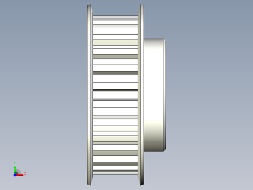 正时皮带轮21T5 27前视缩略图
