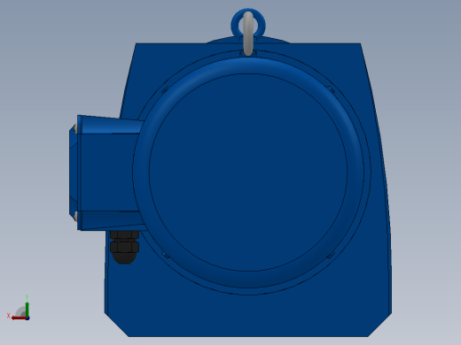 RF107法兰轴伸式安装斜齿轮减速机RF107-Y11-4P-160M-M1-0°-Φ350后视缩略图