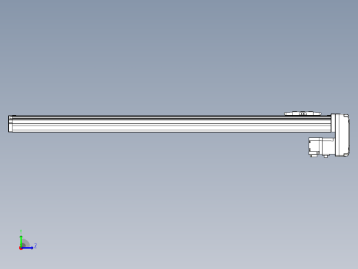 滚珠丝杠直线轴内置导轨TPA-GCR-40-1210C-L650-MP-M10-N3左视缩略图