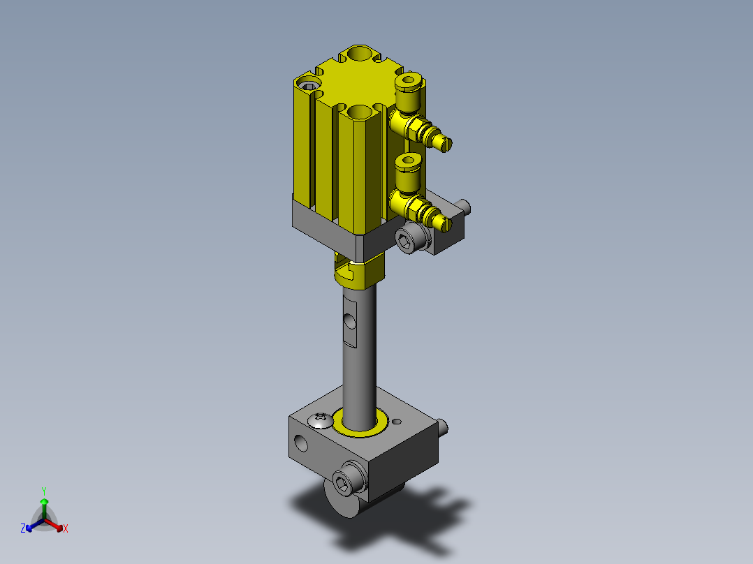 同时夹持2个工件的机械手