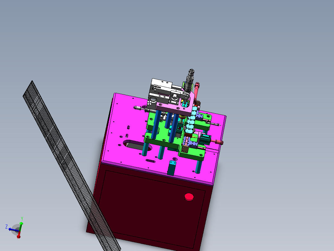 18650锂电池单震包边机构（ sw20可编辑+工程图）