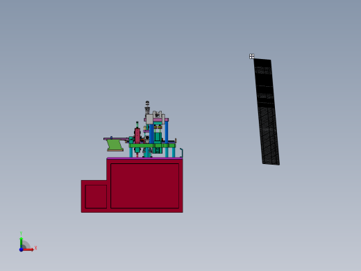 18650锂电池单震包边机构（ sw20可编辑+工程图）前视缩略图