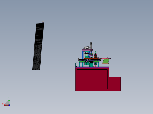 18650锂电池单震包边机构（ sw20可编辑+工程图）后视缩略图