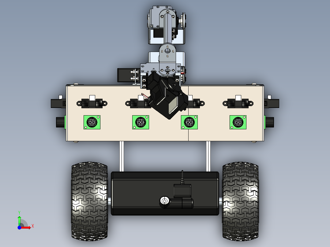 coroware-corobot SW STP STL前视图