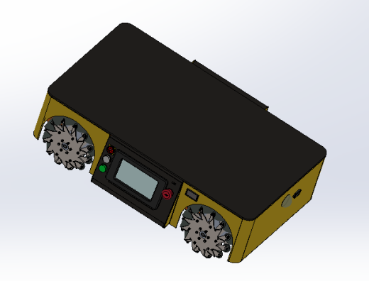 麦克纳姆轮agv小车sw17可编辑缩略图