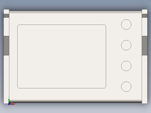 电控柜3D模型前视缩略图