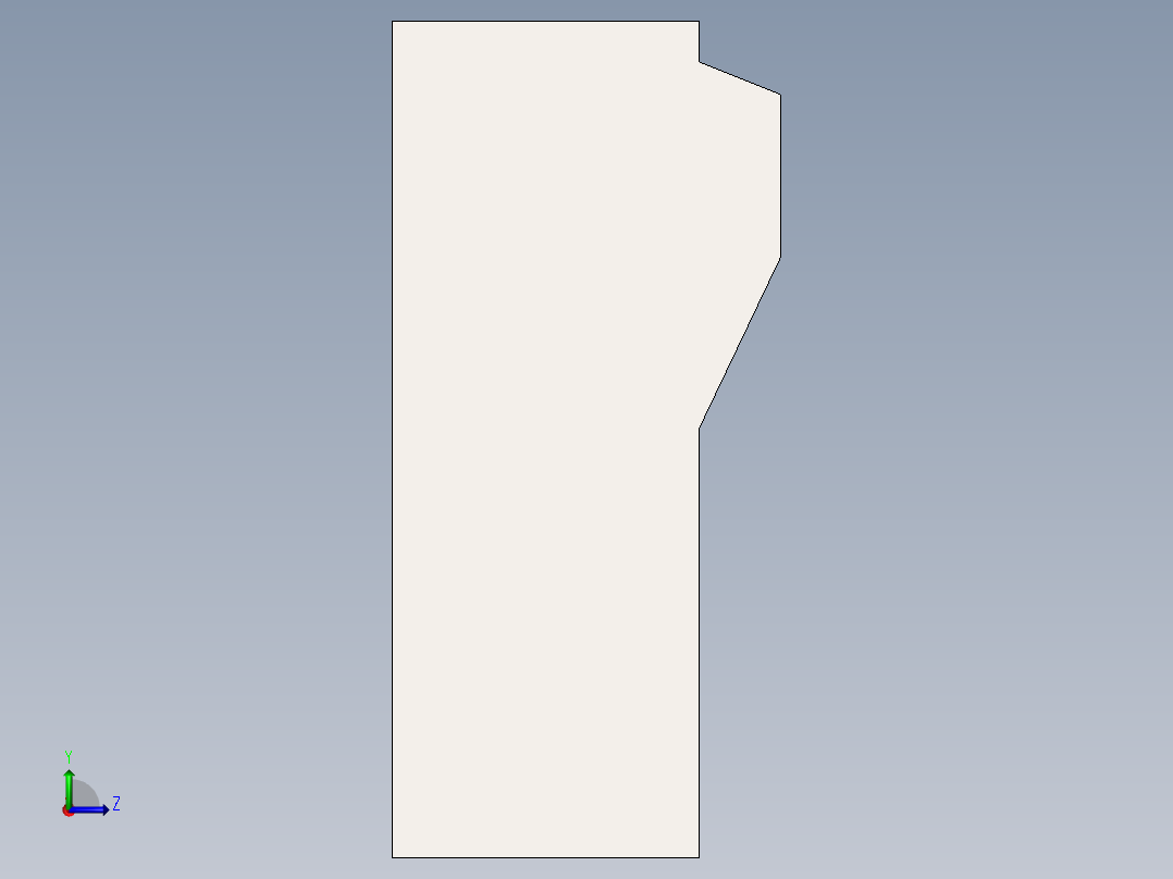 电控柜3D模型左视图