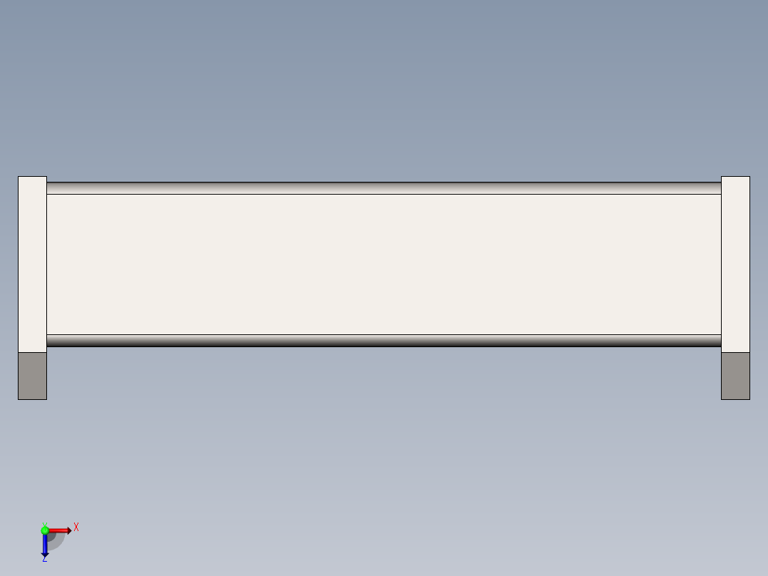 电控柜3D模型俯视图