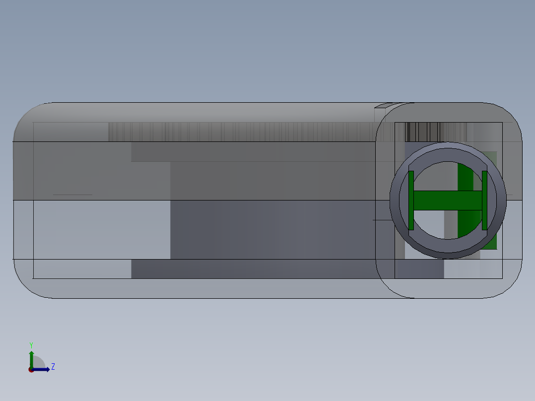 改错带机改错笔左视图