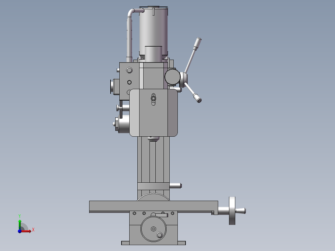 特制铣床设备前视图