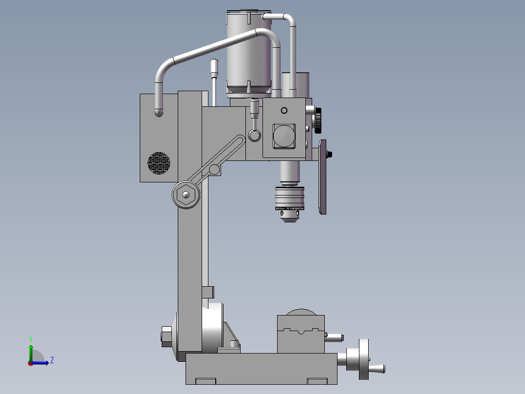 特制铣床设备左视图