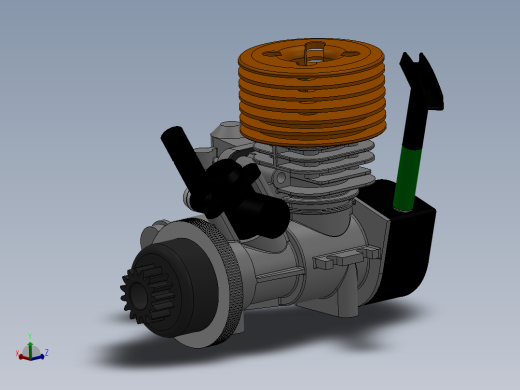 4_铃木GS-15R发动机缸体