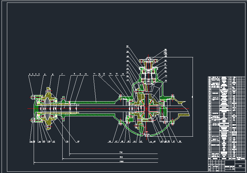 YC1090货车驱动桥的结构设计