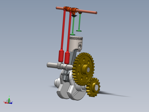 单缸发动机结构