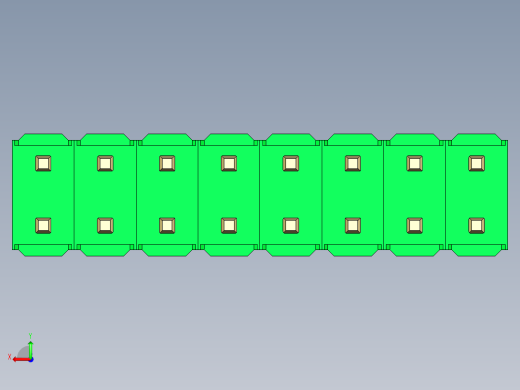 彩色公头100mil（2.54mm）系列-DS1021_green_2x08p_100mil_Type5_rev1.0后视缩略图