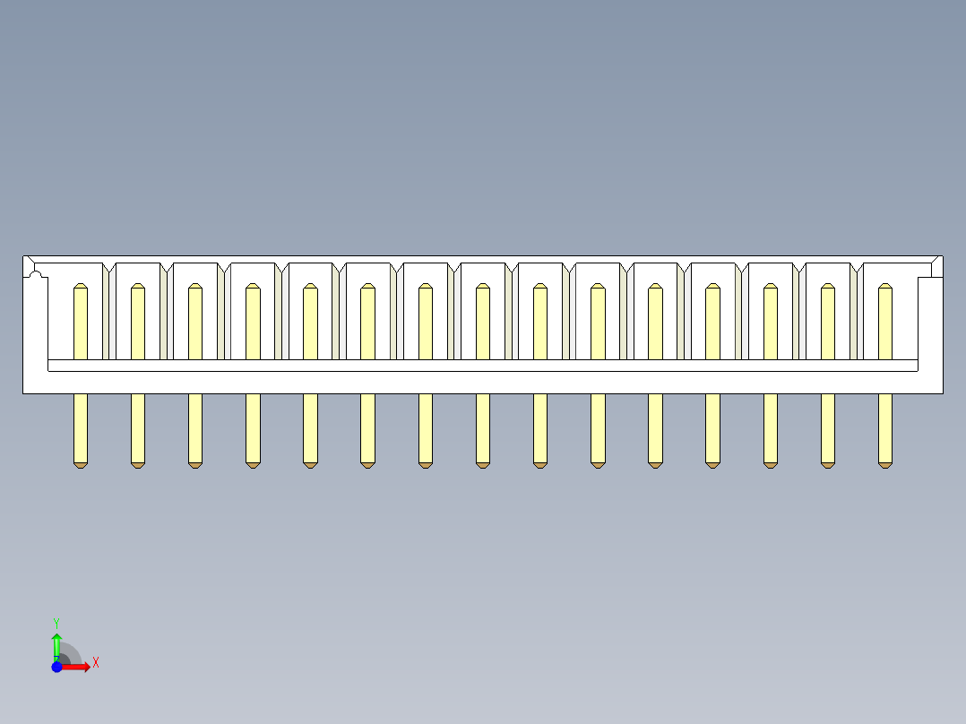 JST-B15B-EH-A前视图