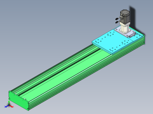 东锦齿条传动DH270G-L167-S1100-BU-减速机+750W.STEP