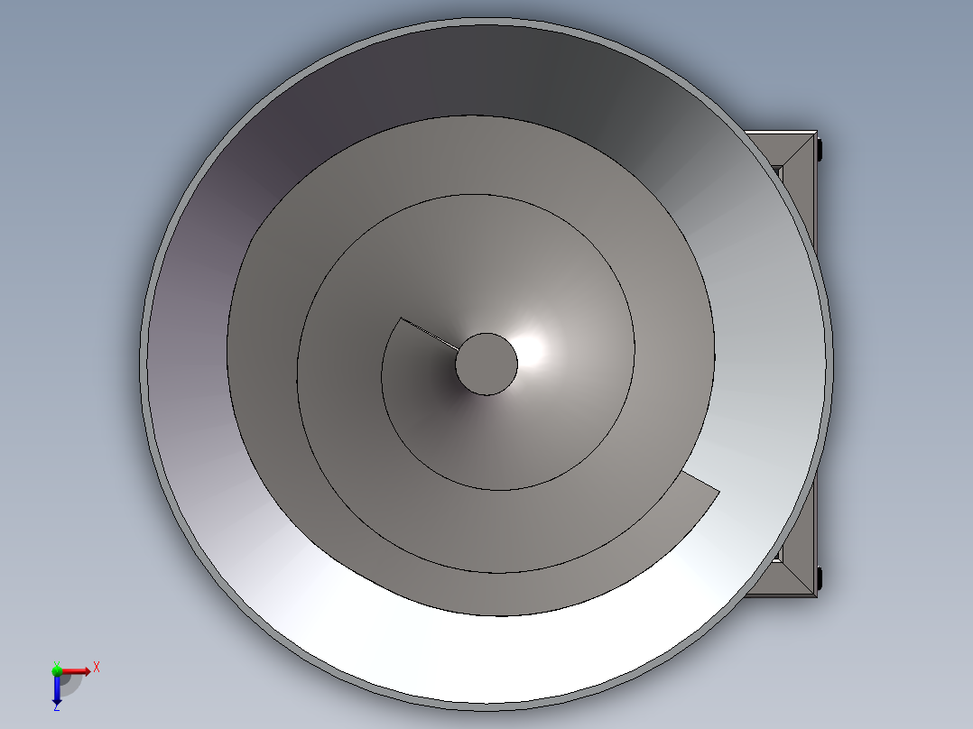 饲料搅拌机俯视图